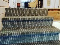 Укладка ковролина ITC на лестнице, 20 ступеней